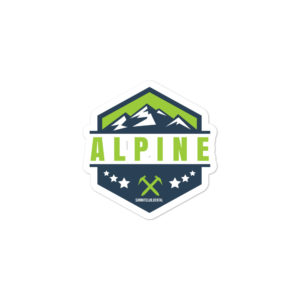 alpine Bubble-free stickers