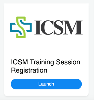ICSM training session registration