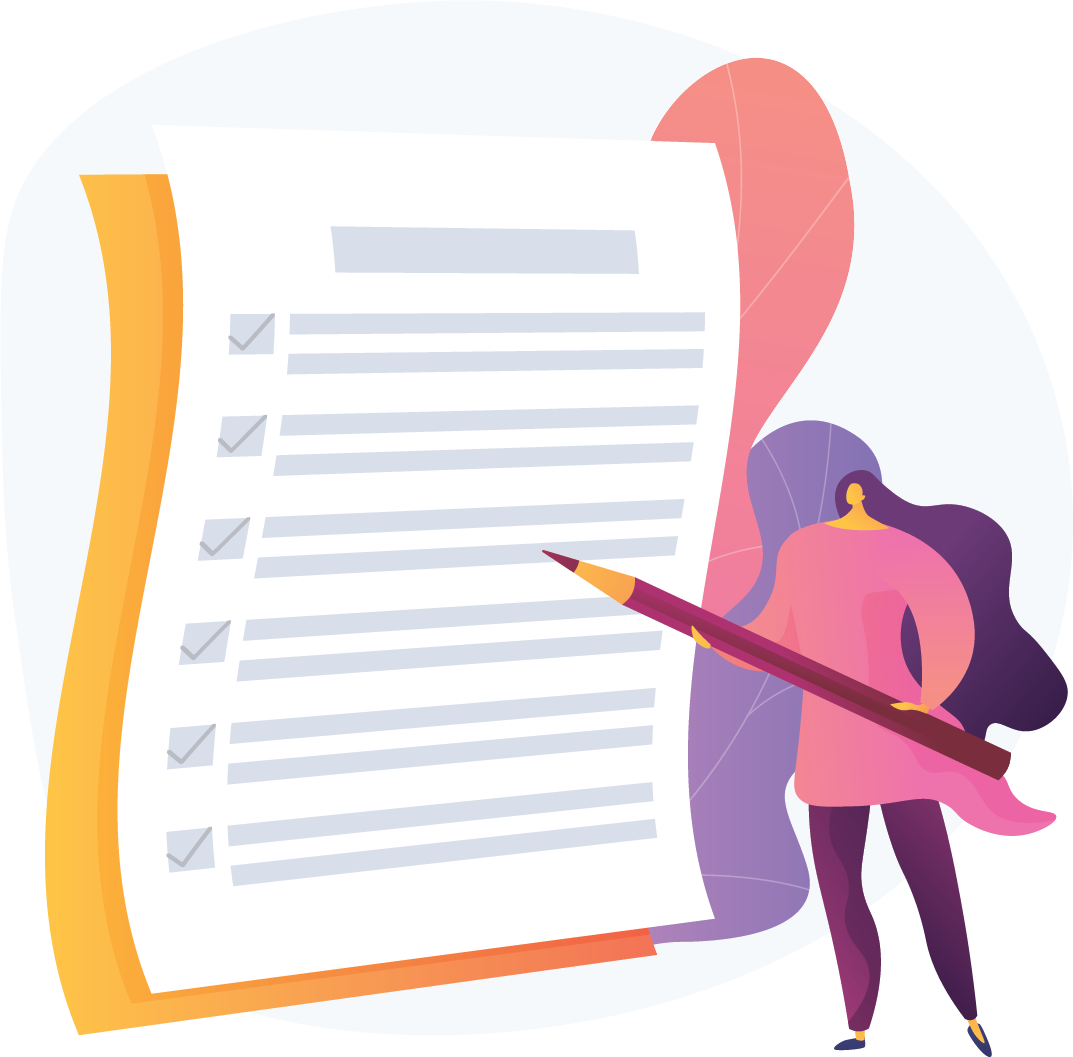 Taking Patient Records vector image